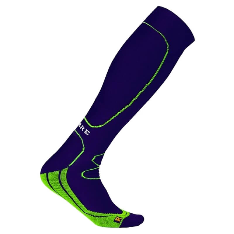 Mörkblå sportstrumpor med kompression