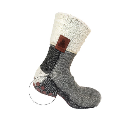 Buddha Socks, antihalksocka i ull, svart