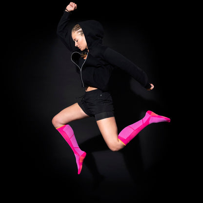 SupCare Extreme Bounce kompressionsstrumpor, rosa