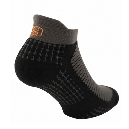 SupCare Extreme Bounce korta kompressionsstrumpor, svart