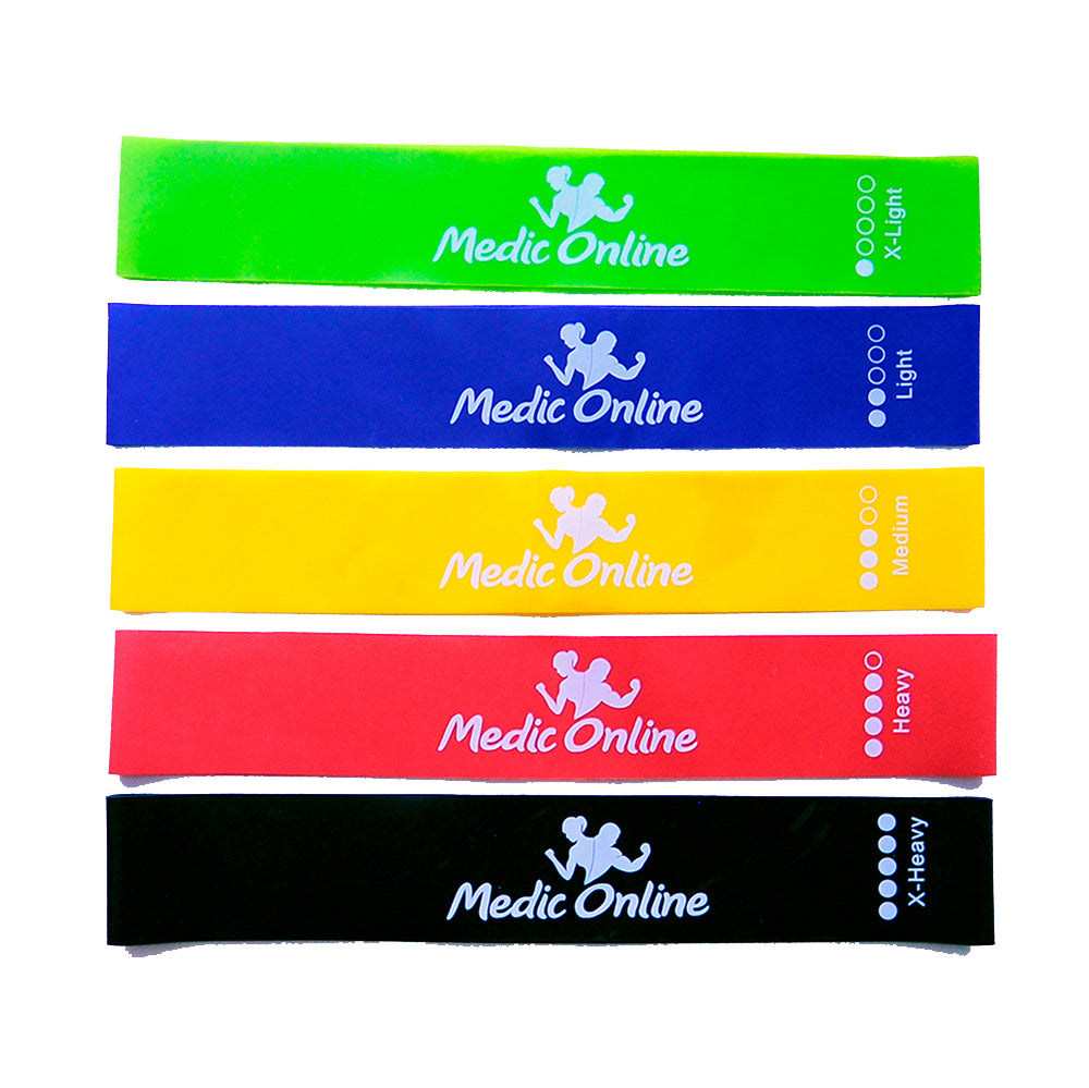 Träningsband - Gummiband 5st
