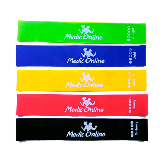 Träningsband - Gummiband 5st