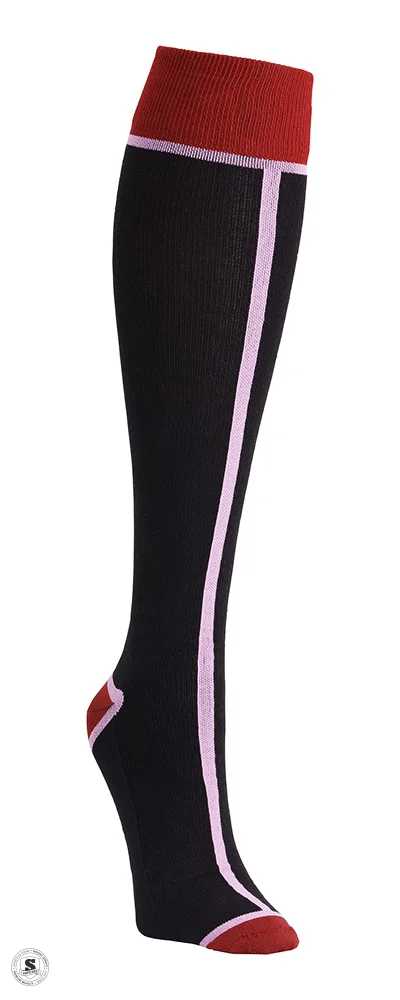 Stödstrumpor Eco Cotton, Pierre, Svart