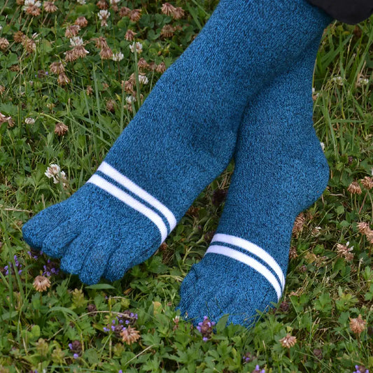 Tåstrumpor i bomull