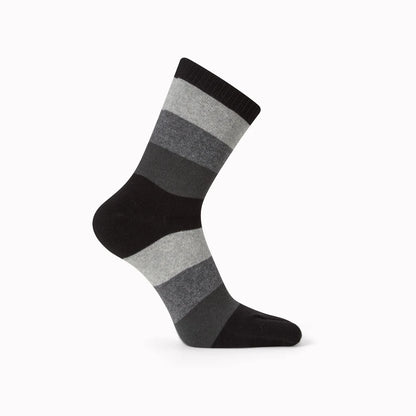 Tåstrumpor i bomull - randig