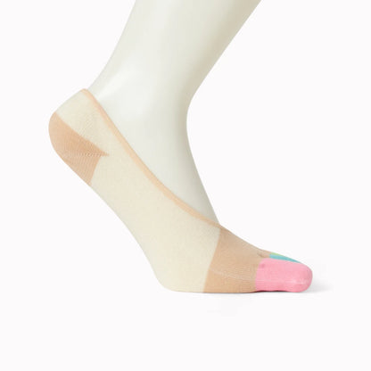 Tåstrumpor no show i härliga färger