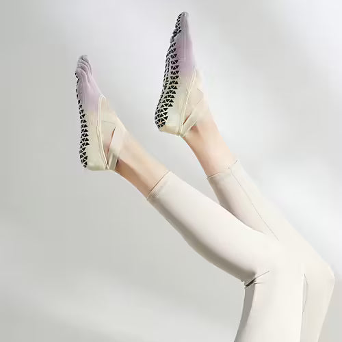 Yoga Tåstrumpor Anti-slip Rem Kors