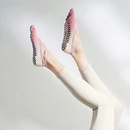 Yoga Tåstrumpor Anti-slip Rem Kors