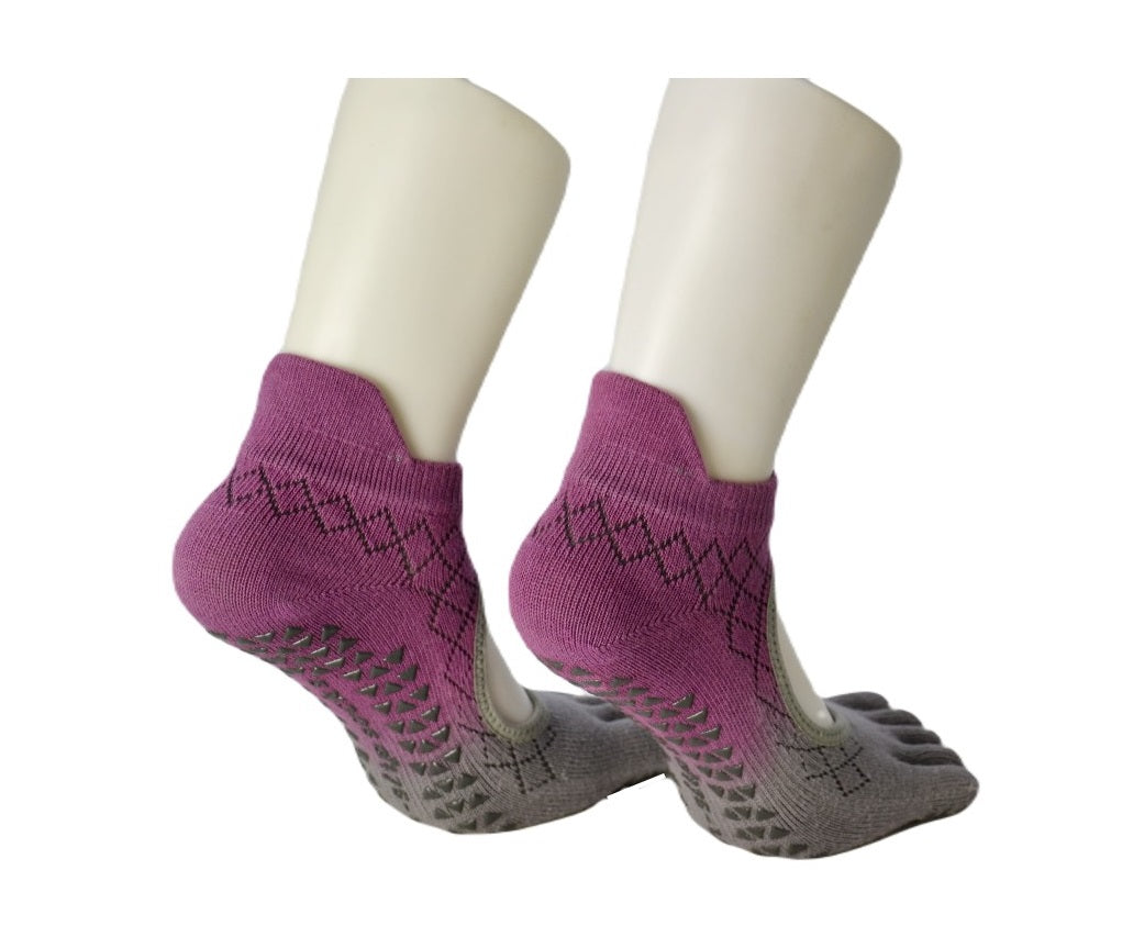 Yoga Tåstrumpor Anti-slip