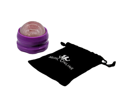 Massageboll med roterande kula i plast