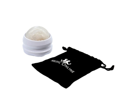 Massageboll med roterande kula i plast