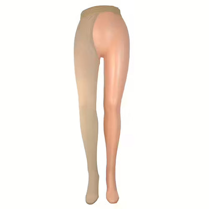 Kompressions-strumpbyxa med ett ben