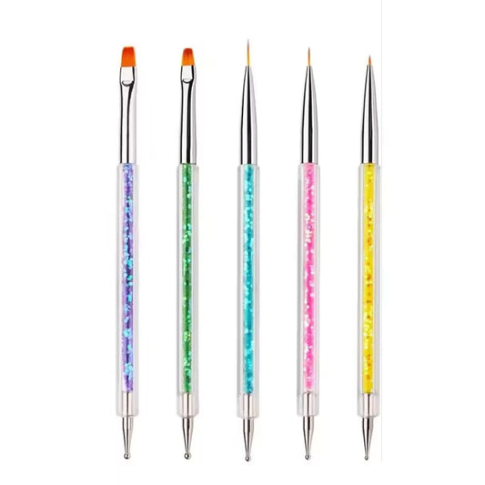 Nagelpensel 5-pack