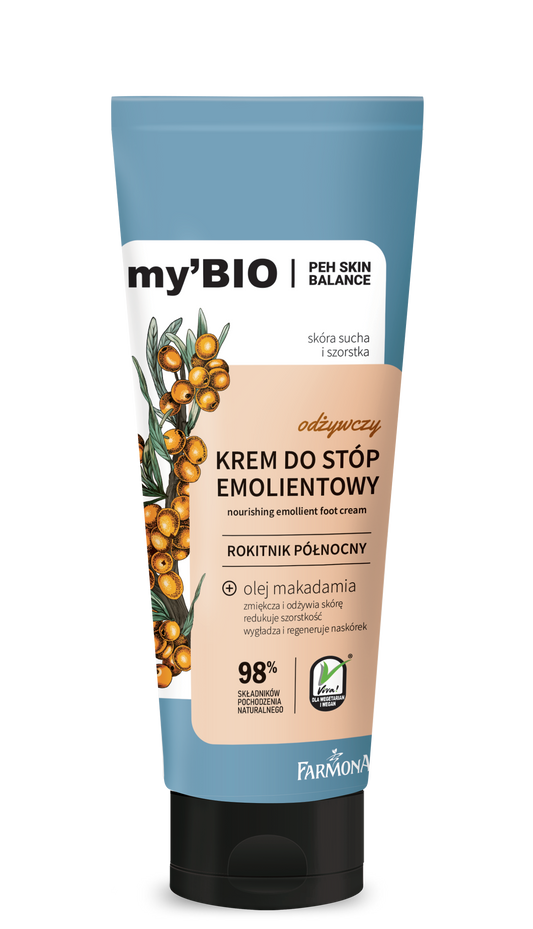 Fuktgivande fotkräm för torr & grov hud med havthorn