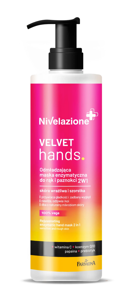Handkräm för torra händer 2-i-1 med enzymer