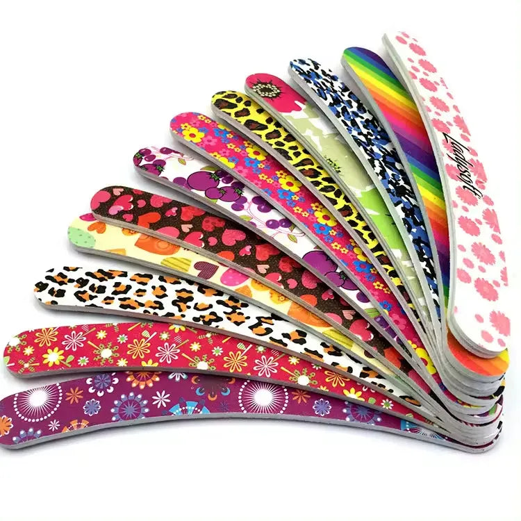 Nagelfil med mönster 6-pack