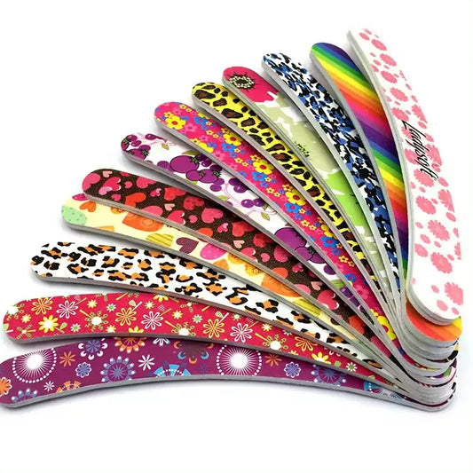 Nagelfil med mönster 6-pack