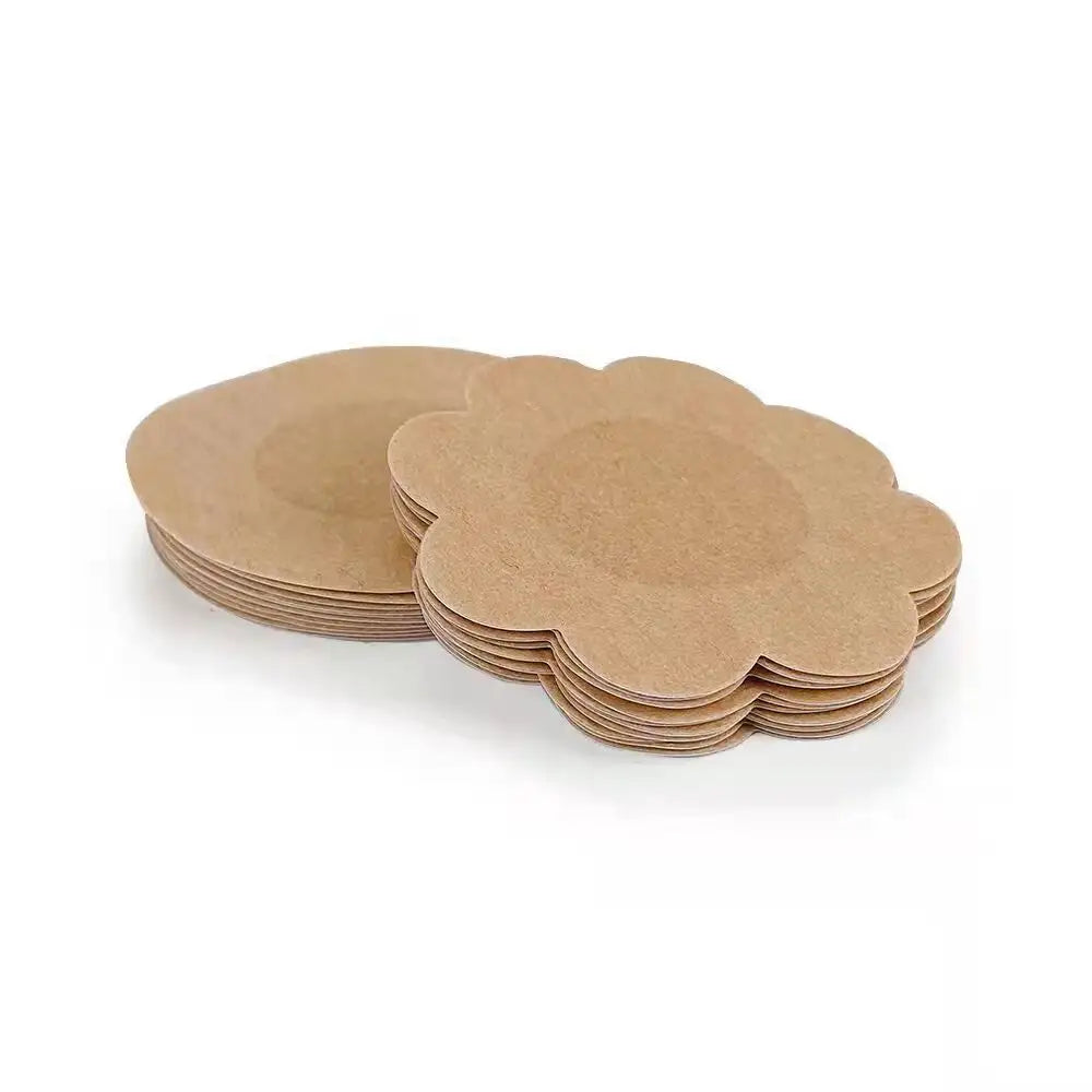 Nipple covers normal - 10-pack i mjuk bomull engångsbruk
