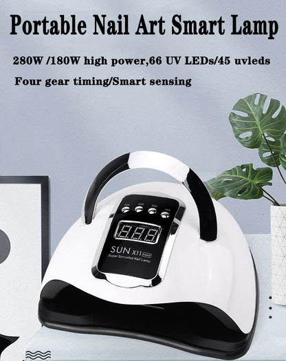 Nagellampa för gellack 280W
