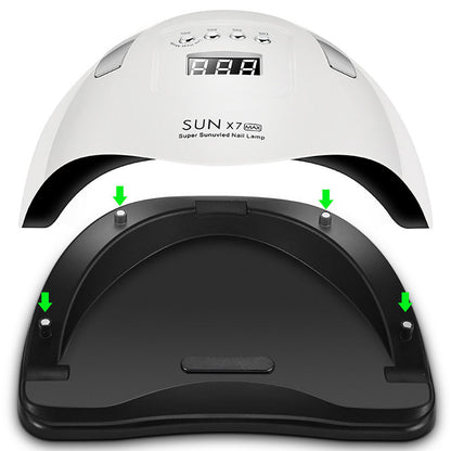 Nagellampa för gellack 180W