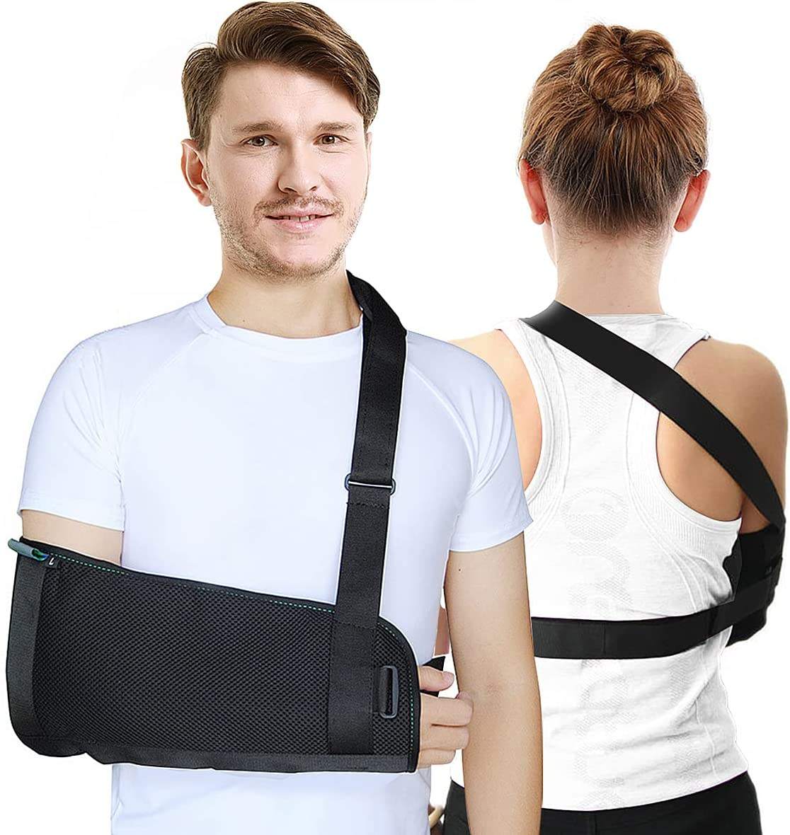 Justerbart armstöd för handled, armbåge och underarmsskador