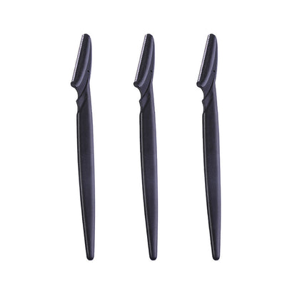 Ögonbrynskniv i rostfritt stål - 3-pack