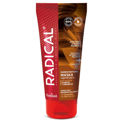 Hårmask för torrt hår som ger intensiv fukt och regenerar 100 ml