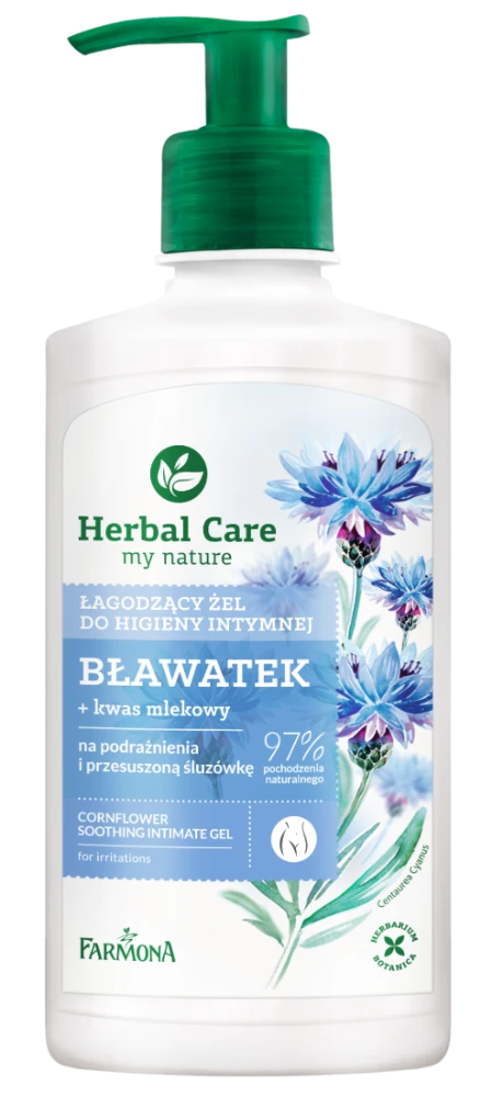 Intimtvätt gel med blåklint som lugnar 330 ml