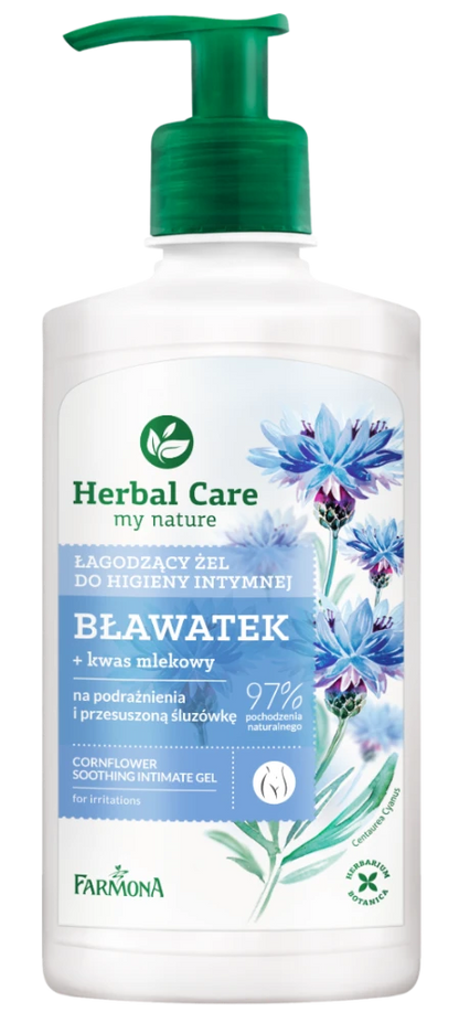 Intimtvätt gel med blåklint som lugnar 330 ml