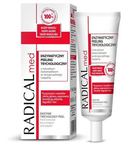 Hårbottenspeeling med enzymer som stimulerar tillväxt