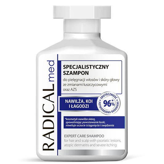 Schampo för hårbotten med psoriasis, atopiskt eksem och klåda