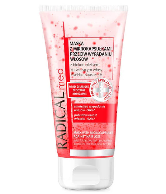 Hårmask mot håravfall med mikrokapslar