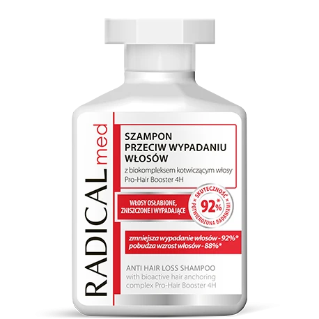 Schampo mot håravfall och mjäll, med vitpil & Biostatic-komplex som stärker håret