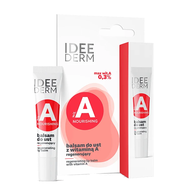 Skyddande läppbalsam med vitamin A