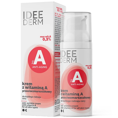 Anti rynkor kräm med A-vitamin som slätar ut och ger lyster - för mogen och känslig hud