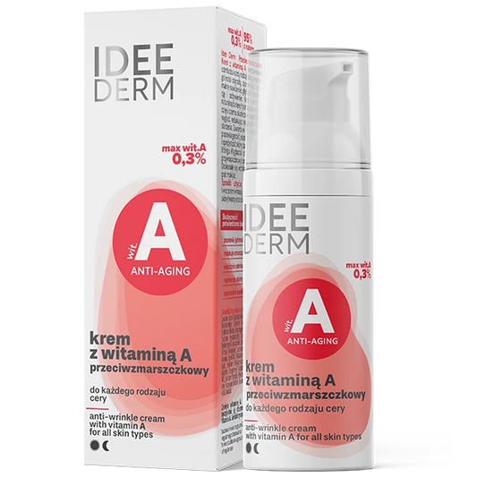 Anti rynkor kräm med A-vitamin som slätar ut och ger lyster - för mogen och känslig hud