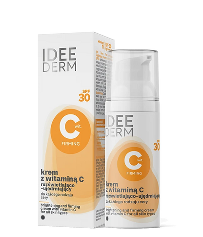 Lystergivande dagkräm med C-vitamin och SPF30 - för mogen hud med ojämn hudton