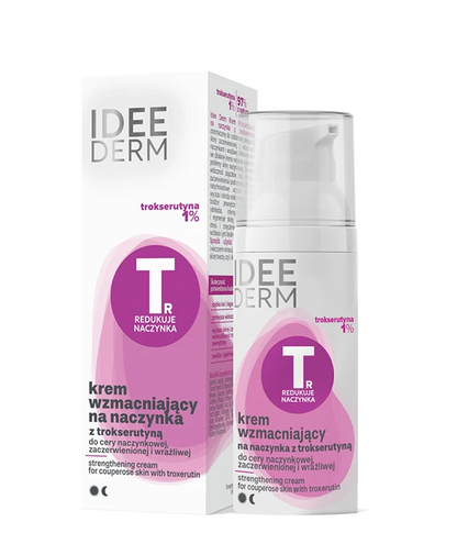 Stärkande ansiktskräm för ytliga blodkärl med troxerutin