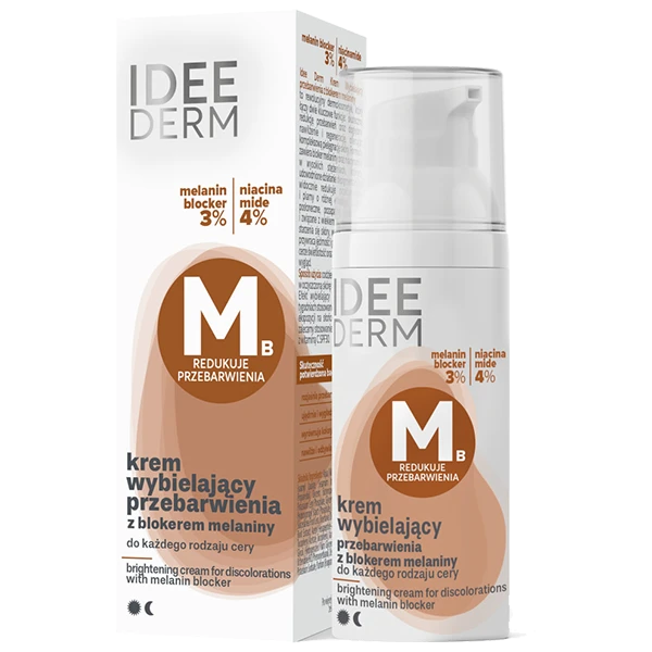 Ansiktskräm mot pigmentfläckar med melaninblockerare - 50 ml