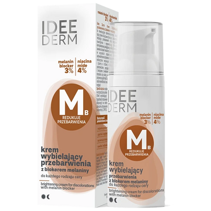 Ansiktskräm mot pigmentfläckar med melaninblockerare - 50 ml