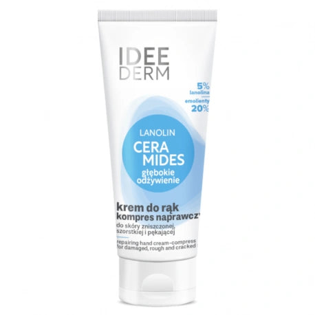 Reparerande handkräm med ceramider och lanolin - 75 ml