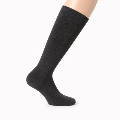 Stödstrumpor bomull dam enfärgade från Finesse Care