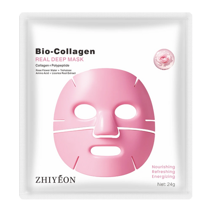 BIO-COLLAGEN Real Deep Lyxmask med peptider och rosenvatten