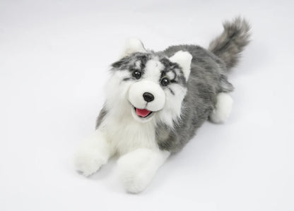 Robothund för äldre - digital terapihund Husky