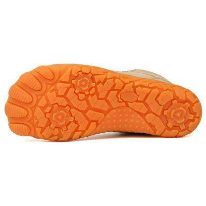 Varma barfotaskor med bred tåbox