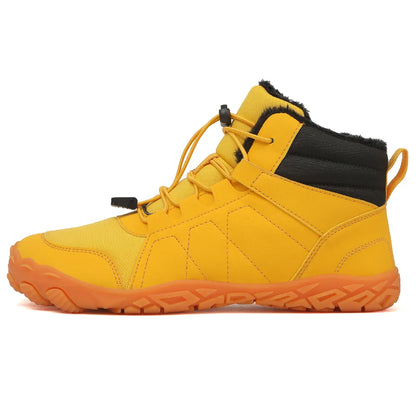 Varma barfotaskor med bred tåbox