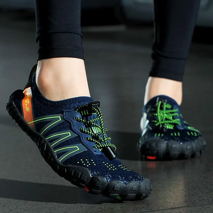 Barfotaskor Sport med bred tåbox