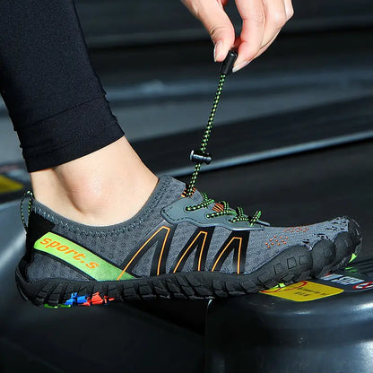 Barfotaskor Sport med bred tåbox