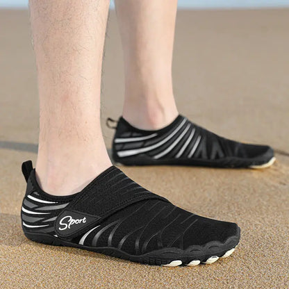 Barfotaskor Sport Classic med bred tåbox