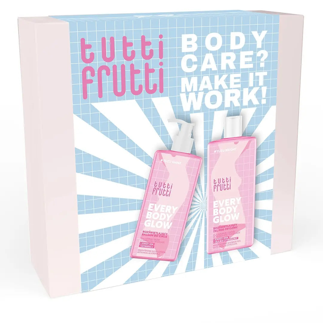Tutti Frutti Everybody Glow - kroppsvårdspaket med Yuzu & vitamin C